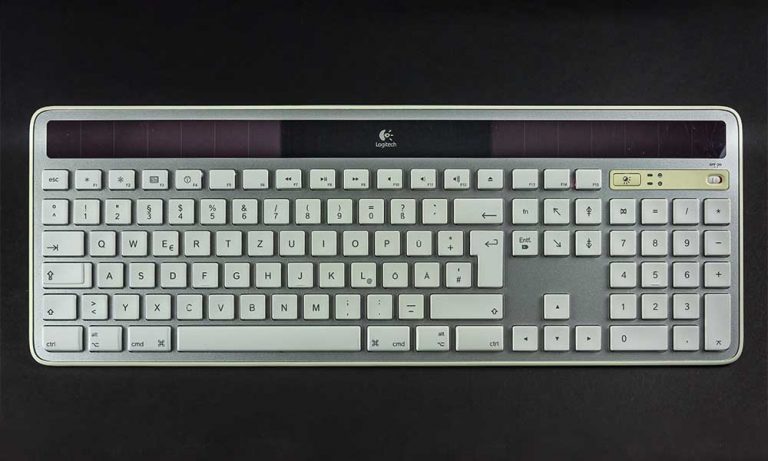 Solar Powered Logitech Keyboard