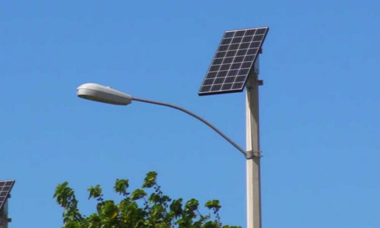 Solar Powered Street Lights