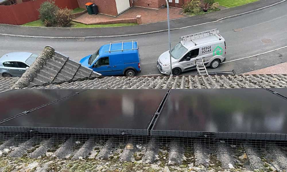 Pigeon Proofing Solar Panels