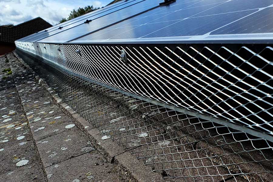 Bird Proofing Solar Panels