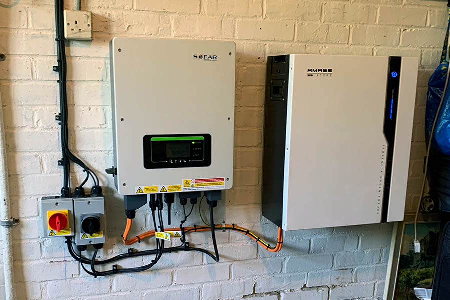 AC Coupled Solar Battery System