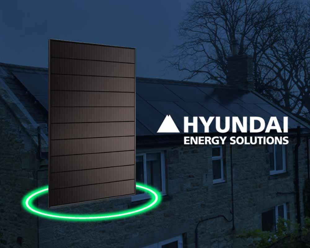 Hyundai Black Solar Panels