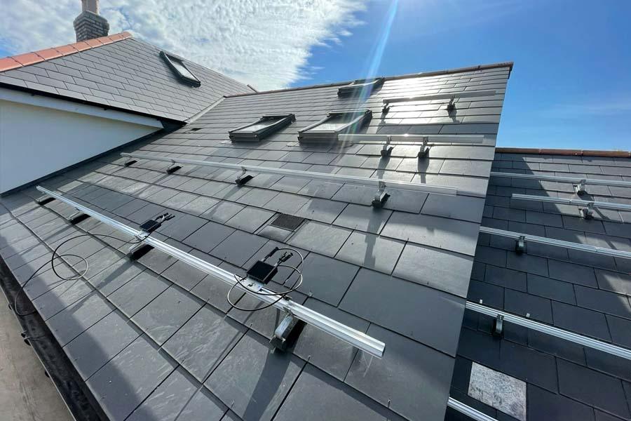 How to install Solar Panel onto a Slate Roof