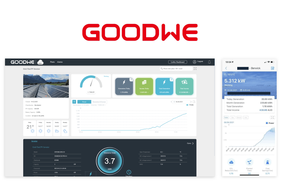 Goodwe solar monitoring app