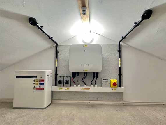 GoodWe inverter and goodwe battery installation