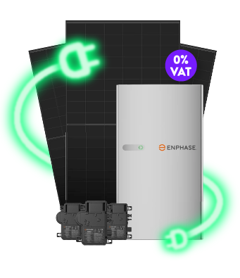 Enphase Solar PV System with Battery Storage and Optimisers