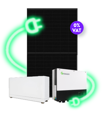 Growatt Solar PV System with Battery Storage