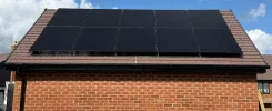 Solar Panels on a Garage Roof